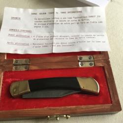 COUTEAU PLIANT - GOLDEN TIGER - LAME DAMAS 300 - TANAC INTERNATIONAL