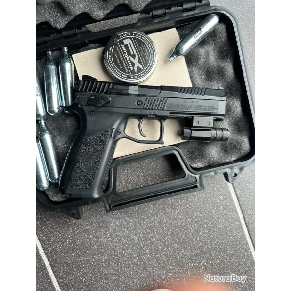 CZ P09 ASG, cal 4.5mm mixte