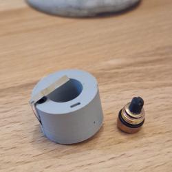 Adaptateur piles 3V + 1 LED pour lunettes russes et sovi&eacute;tiques types PSO-1, PGO-7