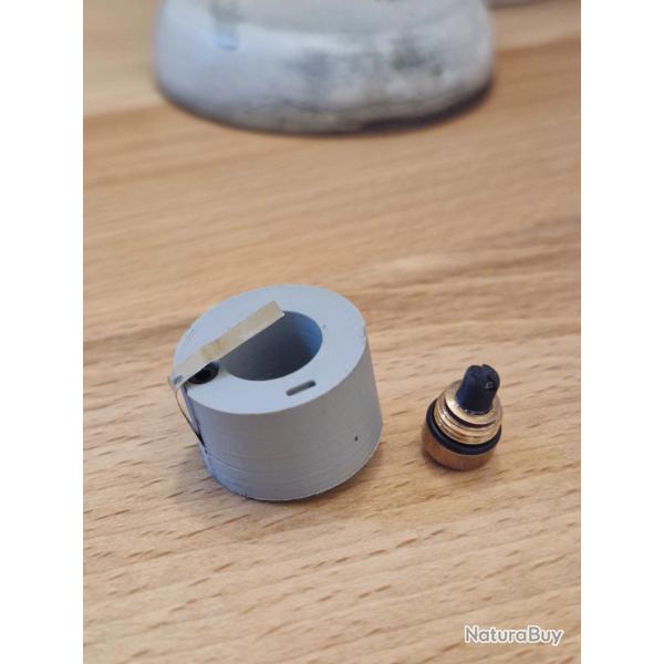 Adaptateur piles 3V + 1 LED pour lunettes russes et sovi�tiques types PSO-1, PGO-7