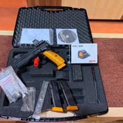 PISTOLET CZ 75 SP-01 SHADOW ORANGE CAL.9X19 + HOLOSUN + MALLETTE ET ACCESS - OCCASION