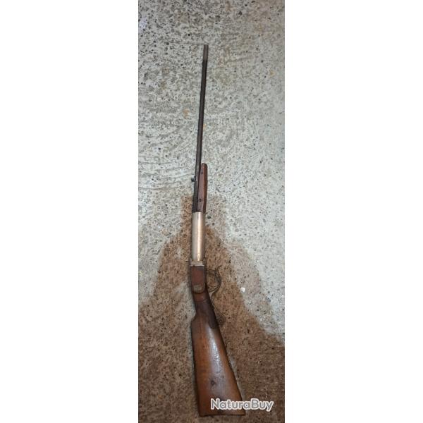 RARE ANCIENNE CARABINE A  AIR COMPRIME OSKAR WILL ZELLA