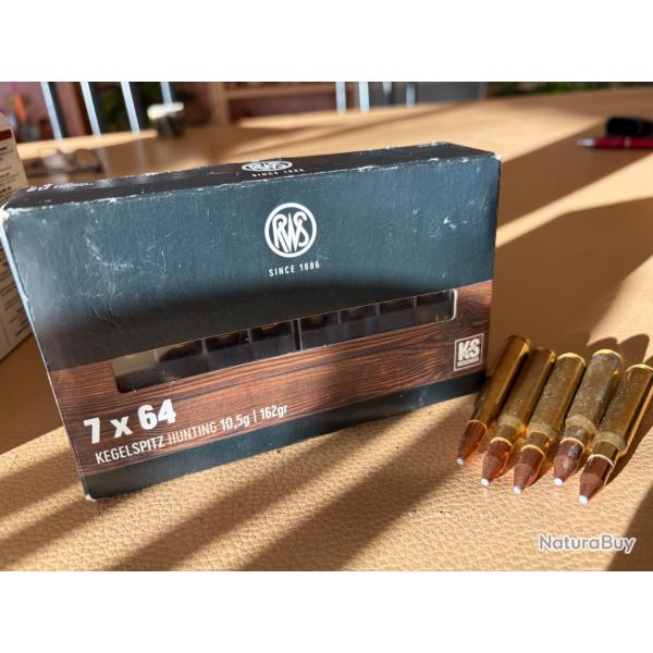 Vends Balles 7/64 RWS
