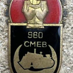 960&deg; Cie Mixte d'Equipement Bennes du G&eacute;nie, bull plat, dos dor&eacute;