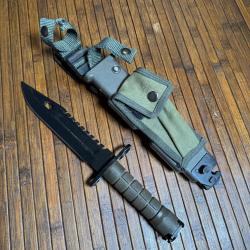 POIGNARD DE COMBAT BA&Iuml;ONNETTE U.S M9