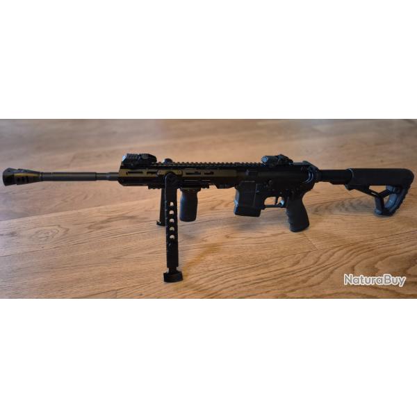 AR-15 Anderson AM-15 Custom - �tat quasi Neuf (700 coups) + pi�ces d'origine.