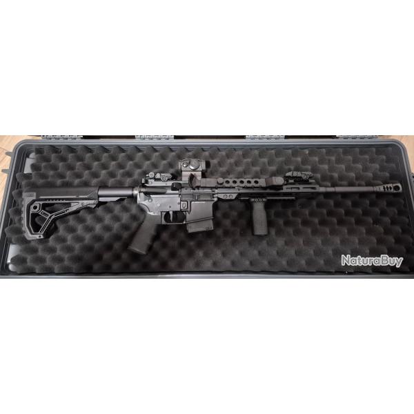 AR-15 Anderson AM-15 Custom - �tat quasi Neuf (700 coups) + pi�ces d'origine.