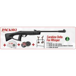 Pack carabine Gamo Delta Fox GT Whisper No&euml;l Pack Gamo Delta Fox GT No&euml;l 2025