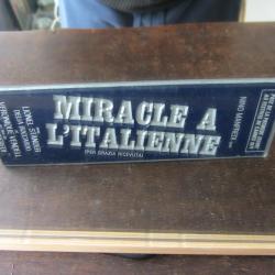 Plaque impression publicitaire film Miracle &agrave; l'italienne 1971