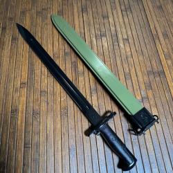 BELLE REPRODUCTION DE LA BA&Iuml;ONNETTE U.S GARAND LONGUE MARQUAGE WT 1942 WW2