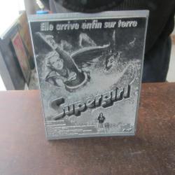 Plaque impression publicitaire film Supergirl de 1984