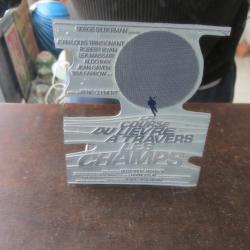 Plaque impression publicitaire film La course du li&egrave;vre &agrave; travers les champs 1971