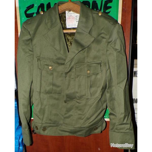 VESTE DE L'ARMEE DE TERRE ESPAGNOLE , 43 CM ENTRE LES EPAULES , TAILLE S DE 1988 ,  BON  ETAT  VOIR