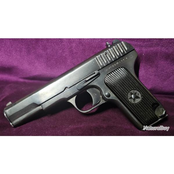 Pistolet TOKAREV, TT33, calibre 7,62x25, mono-matricule, 1944, Izhevsk, Cat�gorie B