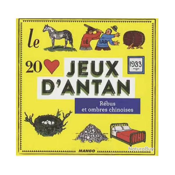 JEU D'ANTAN  R�bus et ombres chinoises �tat neuf