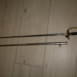 EPEE DE SOUS-OFFICIER D'INFANTERIE MODELE 1884 avec Monogramme