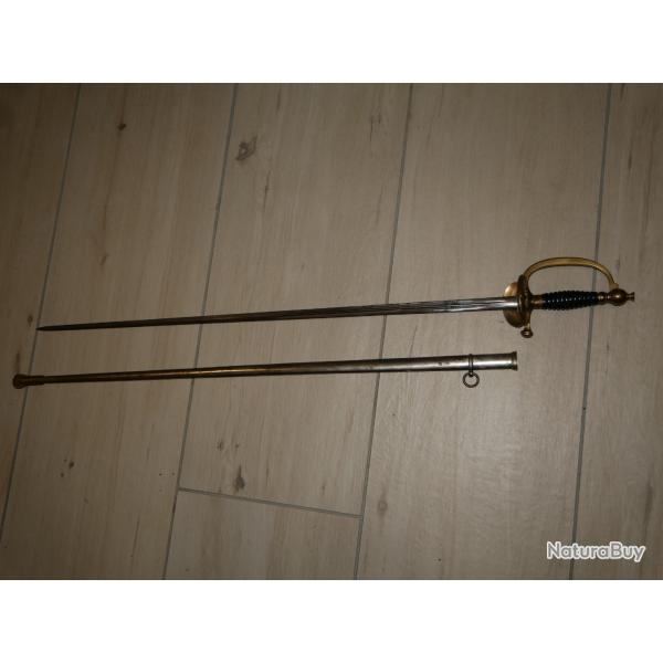 EPEE DE SOUS-OFFICIER D'INFANTERIE MODELE 1884 avec Monogramme