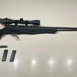 Carabine Rossi 8122 22Lr + lunette 4x32+ mod&eacute;rateur de son still 4 + sac transport + 400 munitions