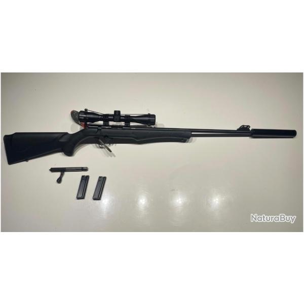 Carabine Rossi 8122 22Lr + lunette 4x32+ mod�rateur de son still 4 + sac transport + 400 munitions