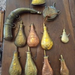 Lot poudri&egrave;res ancienne