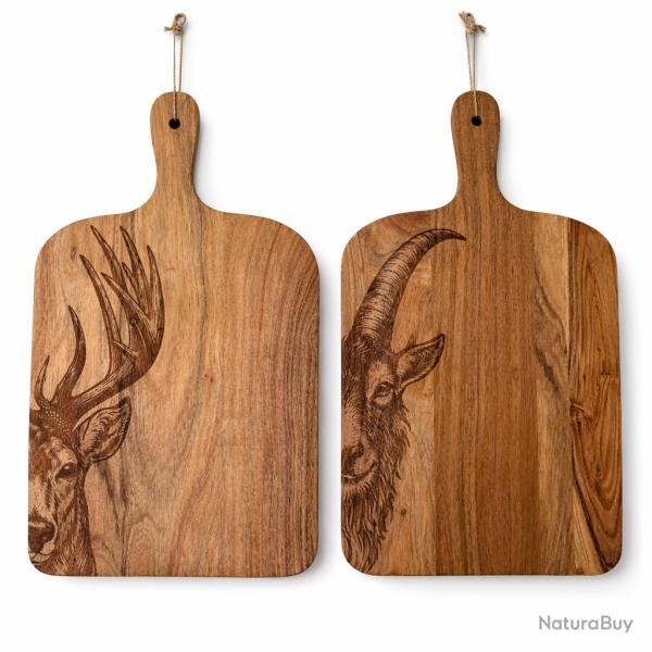 Planche � d�couper 100% personnalisable acacia