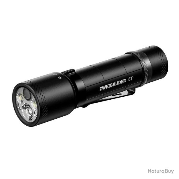 Zweibruder ZB6T Lampe Torche LED Rechargeable 3000 lm - Auto-Focus & Port�e 300 m