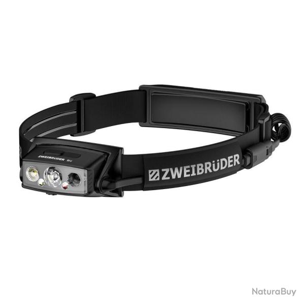Zweibruder ZB9H Lampe Frontale Rechargeable 2000 lm - Auto-Focus Outdoor & Chasse