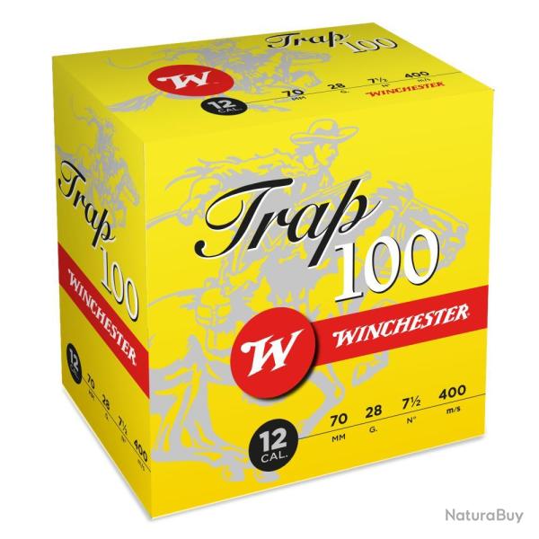 CARTOUCHES TRAP 100 12/70 28G N7,5 X25 - WINCHESTER