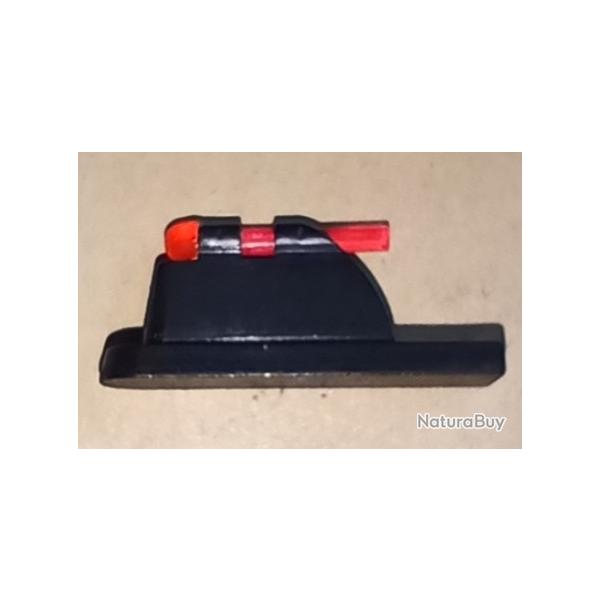 Guidon Longitudinal plastique rouge H 9.mm