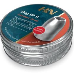 H&N - Plombs&nbsp;SLUG HP II CAL 7,62 .301 50gr (x80)