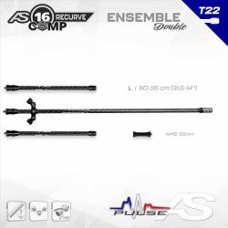 ARC SYSTEME - Kit PULSE RECURVE COMP 16 L 16 : 80-35cm (31.5-14")