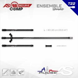 ARC SYSTEME - Kit PULSE RECURVE COMP 18 L 18 : 80-35cm (31.5-14")