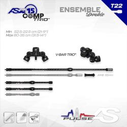 ARC SYSTEME - Kit X-PULSE 15 COMP DOUBLE TRIO 2-7-12&deg;