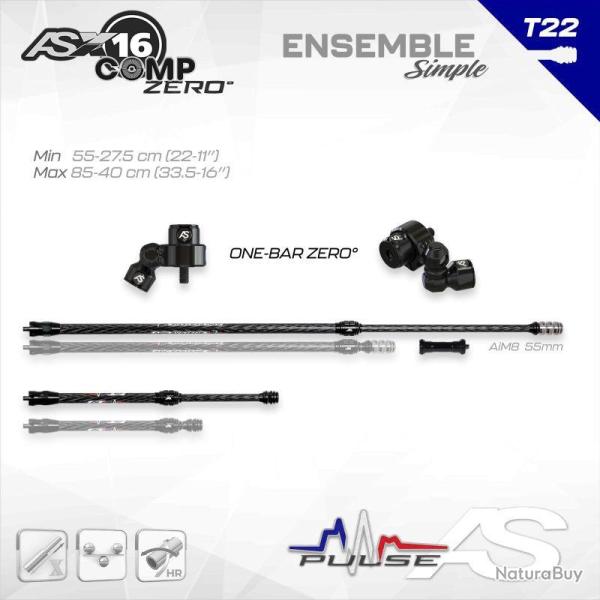 ARC SYSTEME - Kit X-PULSE 16 COMP 0� 22 mm SIMPLE