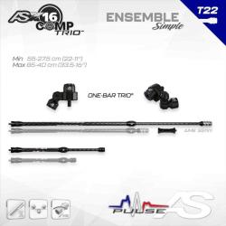ARC SYSTEME - Kit X-PULSE 16 COMP 22 mm SIMPLE TRIO 2-7-12&deg;