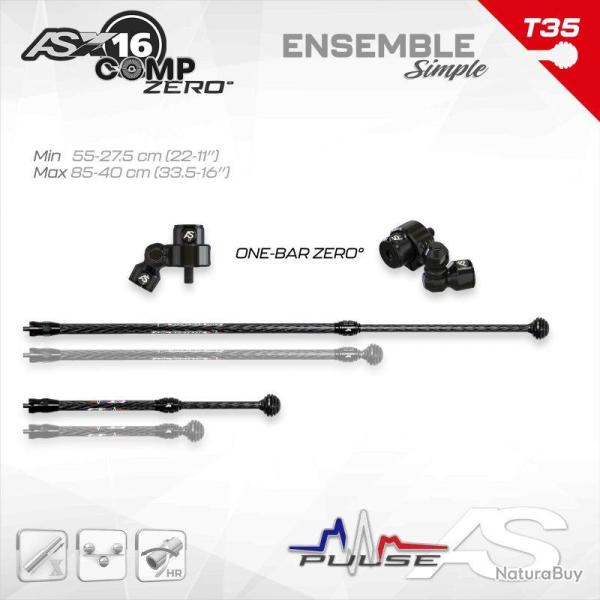 ARC SYSTEME - Kit X-PULSE 16 COMP 0� 35 mm SIMPLE