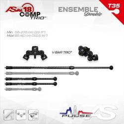 ARC SYSTEME - Kit X-PULSE 18 COMP DOUBLE 35 mm TRIO 2-7-12&deg;