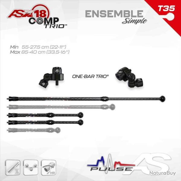 ARC SYSTEME - Kit X-PULSE 18 COMP 35 mm SIMPLE TRIO 2-7-12�