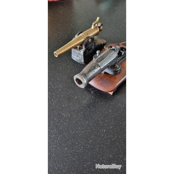 Canons avertisseurs, pi�ge,  alarme..lot de deux...