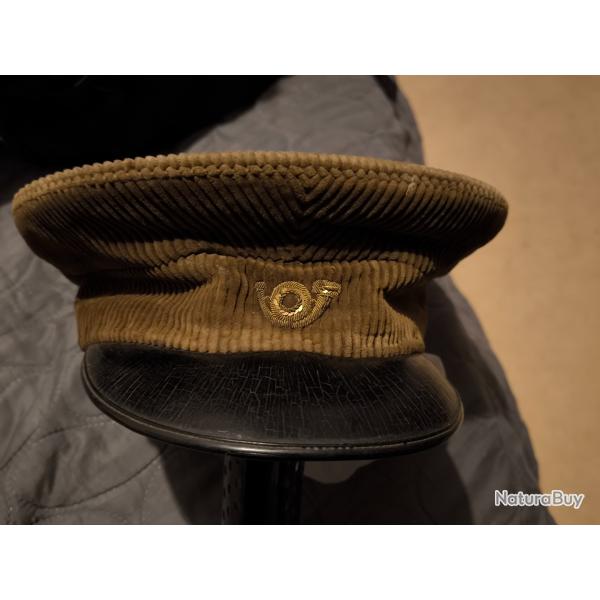 Casquette de garde de chasse ancienne