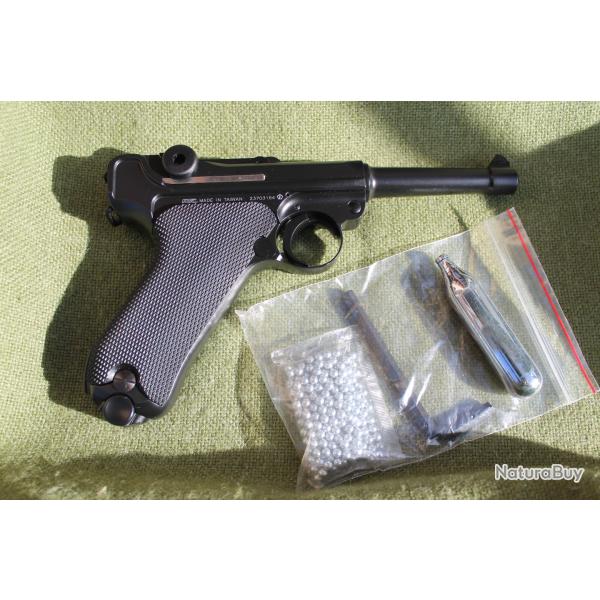 Luger P08 Cal. 4,5mm CO2 blowback KWC