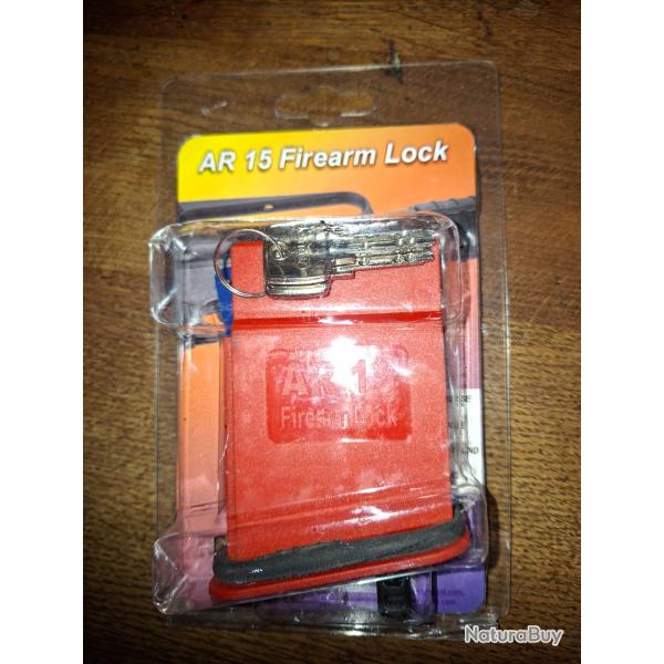 Verrou s�curit� AR 15 a clef