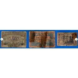 Lot France 1 Franc Region Provencal 1 Franc Valence 50 Centimes del a region de la Marne