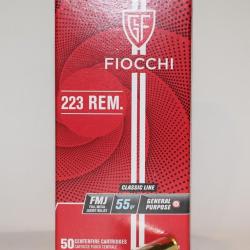 lot de 500 cartouches Fiocchi, 223 remington , 55 Grains FMJ