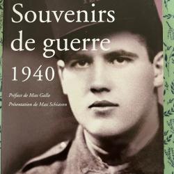 livre souvenirs de guerre 1940 d'Anvers a Dunkerque