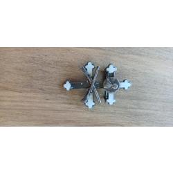 Croix Lorraine fusil Jeanne d arc broche