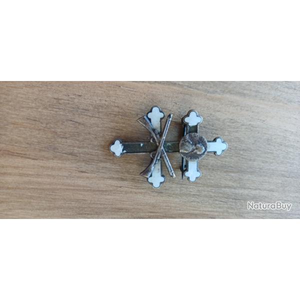 Croix Lorraine fusil Jeanne d arc broche