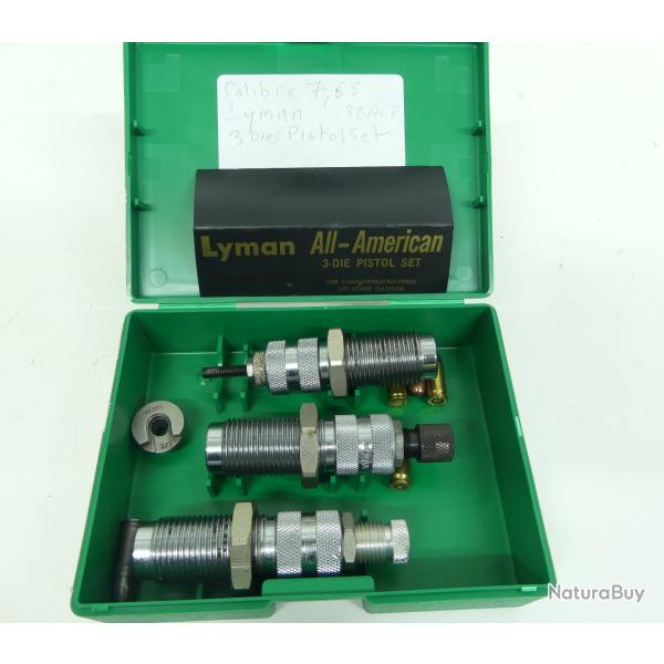 JEUX OUTILS LYMAN 32 ACP 7,65