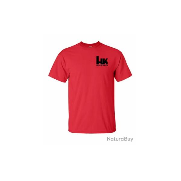 T-shirt HK rouge LIVRAISON GRATUITE