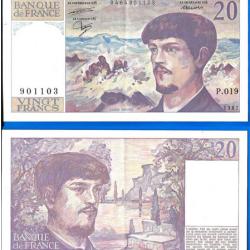 France 20 Francs 1987 Debussy Billet Franc